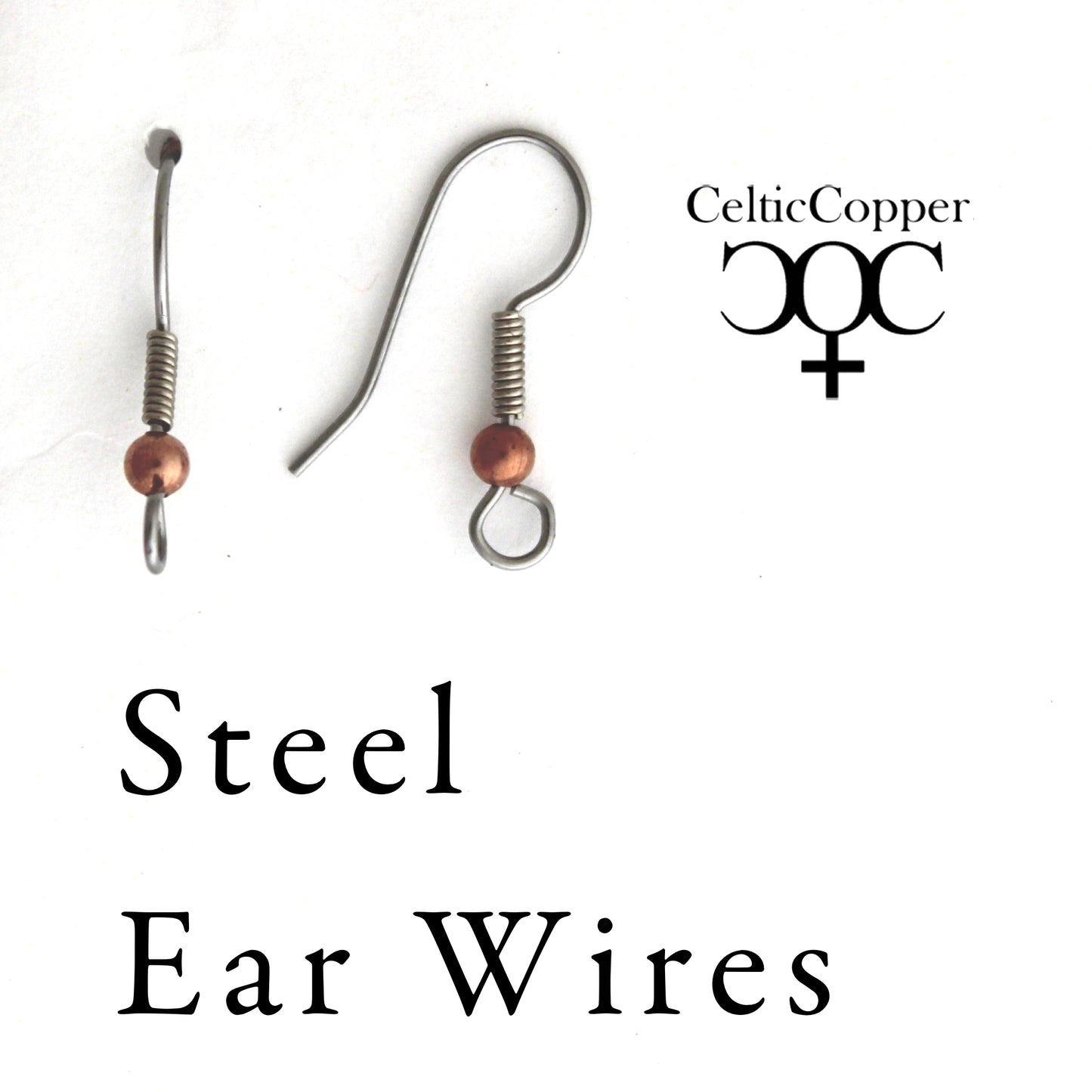 Luna Crescent Moon Copper Charm Earrings Hammered Copper Moon Charms On Post Or Wire Earrings