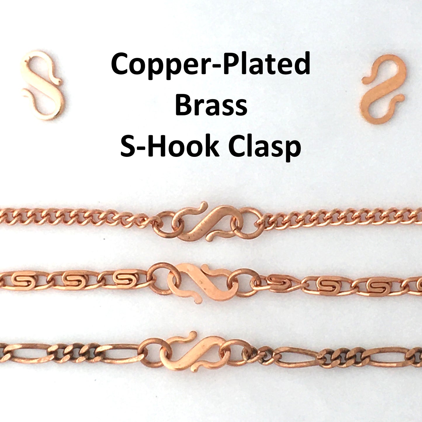 Custom Size Copper Curb Chain Anklet AC71M Lightweight 3mm Adjustable Solid Copper Anklet Chain Custom Size