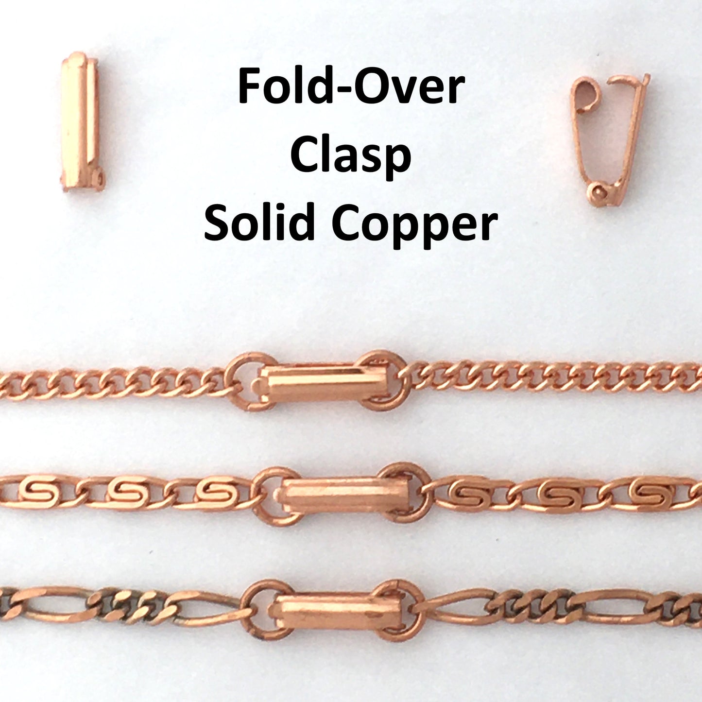 Custom Size Fine 3mm Copper Cuban Curb Chain Bracelet C71M Custom Size Solid Copper Bracelet Chain